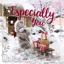 3D Holographic Especially For You Me to You Bear Christmas Card Image Preview